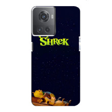 Чехол с мультфильмом Шрек на OnePlus ACE (10R) – Шрек лого