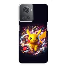 Чехол с Пикачу на OnePlus ACE (10R) – Пикачу с мячом