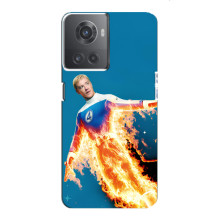 Чохол з принтом Фантастична четвірка для OnePlus ACE (10R) – Людина-факел
