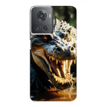 Чехол с картинкой «Хищники» для OnePlus ACE (10R) (Крокодил)