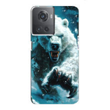 Чехол с картинкой «Хищники» для OnePlus ACE (10R) (Медведь)