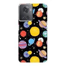 Космічні Чохли для OnePlus ACE (10R) (VPrint) (Намальовані планети)