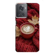 Чохол з унікальним дизайном 'Осінь з кавою' для OnePlus ACE (10R) – Кава на ковдрі