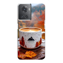 Чохол з унікальним дизайном 'Осінь з кавою' для OnePlus ACE (10R) – Кава на природі