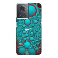 Силиконовый Чехол на OnePlus ACE (10R) с картинкой Nike (Найк зеленый)