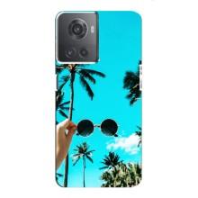 Силиконовый чехол с КАРТИНКАМИ лето для OnePlus ACE (10R) (AlphaPrint) – Взгляд лето