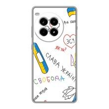 Чохли (Доброго вечора, ми за України) для ВанПлас Ейс 3 Про (AlphaPrint) (Стикер)