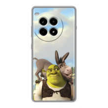 Чохол з мультфільмом Шрек на OnePlus Ace 3 Pro – Шрек і осел