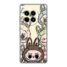 Чехол с Лабубу на OnePlus Ace 3 Pro (Коллаж Лабубу)