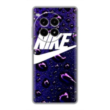 Чехол с логотипом Найк на OnePlus Ace 3 Pro – Найк на фиолетовом