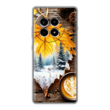 Чохол з унікальним дизайном 'Осінь з кавою' для OnePlus Ace 3 Pro – Осінньо-зимове кава