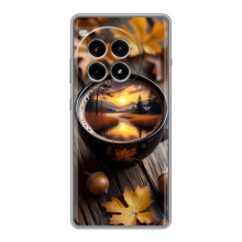 Чохол з унікальним дизайном 'Осінь з кавою' для OnePlus Ace 3 Pro – Темна кава