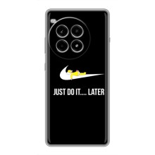 Силиконовый Чехол на OnePlus Ace 3 Pro с картинкой Nike – Later