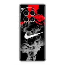 Силиконовый Чехол на OnePlus Ace 3 Pro с картинкой Nike (Nike дым)