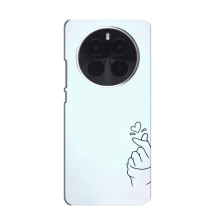 Чохол (Знак сердечка) для OnePlus Ace 5 Pro (Сердечко на блакитному)