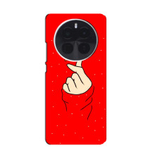 Чохол (Знак сердечка) для OnePlus Ace 5 Pro (Сердечко на червоному)