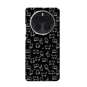 Чехол на тематику: Коты для OnePlus Ace 5 Pro – Котики на черном