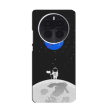 Силіконовый бампер з принтом "Наса" на OnePlus Ace 5 Pro – Космонавт NASA