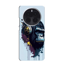 Чохол з Мавпами OnePlus Ace 5 Pro - (AlphaPrint) (Горила в навушниках)