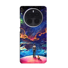 Космические Чехлы для 一辆 OnePlus  Асе 5 Про (VPrint) – Галактический вид