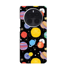Космические Чехлы для 一辆 OnePlus  Асе 5 Про (VPrint) – Рисованные планеты