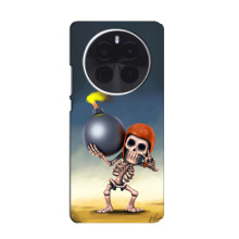Чохол з героями Клеш Рояль для OnePlus Ace 5 Pro – Скелет із бомбою