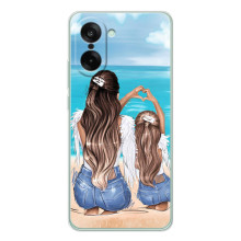 Чехол с печатью для OnePlus Ace 5 Racing - (Мама с ребенком) (AlphaPrint)
