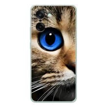 Чехлы с Котиками для OnePlus Ace 5 Racing (VPrint) (Глаз кота)
