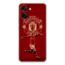 Чехол футболист Роналду для УанПлюс Эйс 5 Рейсинг – Роналду в МЮ