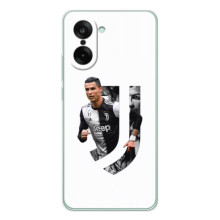 Чехол футболист Роналду для УанПлюс Эйс 5 Рейсинг – Роналду в Ювентусе