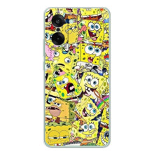 Чехол Губка Боб для УанПлюс Эйс 5 Рейсинг (Эмоции Спанч Боба)