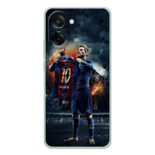 Чехол Месси футболист для OnePlus Ace 5 Racing – Месси с футболкой