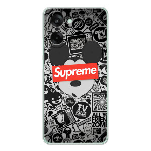Чехол с Брендами одежды на УанПлюс Эйс 5 Рейсинг – Supreme Маус