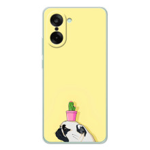 Бампер для OnePlus Ace 5 Racing з картинкою "Песики" (Кактус на голові)