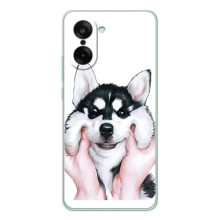 Бампер для OnePlus Ace 5 Racing з картинкою "Песики" (Собака Хаскі)