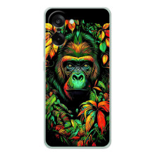Чехол с Обезьянами OnePlus Ace 5 Racing - (AlphaPrint) – Обезьяна в тропиках