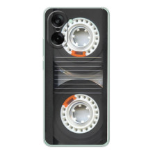 Чехол с Прикольным принтом на OnePlus Ace 5 Racing (Кассета магнитофона)
