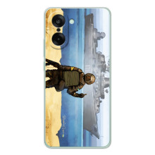 Чехол с принтом (Русский корабль...) для УанПлюс Эйс 5 Рейсинг (AlphaPrint)