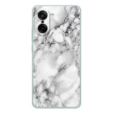 Чехол с текстурой Мрамора на УанПлюс Эйс 5 Рейсинг (Белый мрамор)