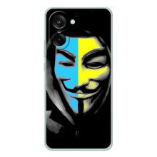 Чохол з Українською символікою на УанПлас Ейс 5 Рейсінг – Анонімус  патріот