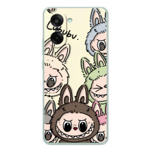 Чехол с Лабубу на OnePlus Ace 5 Racing – Коллаж Лабубу