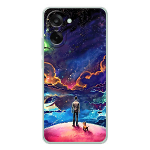 Космические Чехлы для УанПлюс Эйс 5 Рейсинг (VPrint)