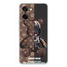 Круті Чохли Луі Віттон для OnePlus Ace 5 Racing (AlphaPrint) (Ведмідь Луі Вітон)