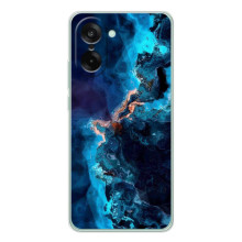 Чохли з тематикою "Мрамор" на УанПлас Ейс 5 Рейсінг – Синиій мрамор