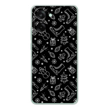 Новогодние, Праздничные Чехлы для OnePlus Ace 5 Racing - 2024 год (Новогодний фон)