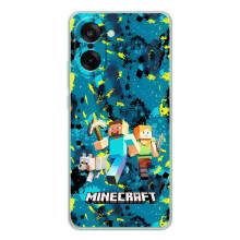 Чохли для OnePlus Ace 5 Racing (Персонажі МайнКрафт) (Майнкрафт)