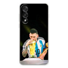 Чехлы для OnePlus Ace 5 Ultra (Leo чемпион) (AlphaPrint) – Кубок Месси