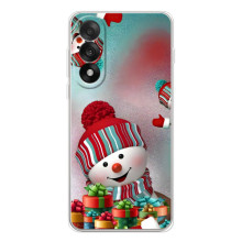 Чохли на Новий Рік OnePlus Ace 5 Ultra – Сніговик в шапці