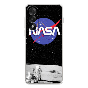 Силиконовый бампер с принтом "Наса" на OnePlus Ace 5 Ultra – Nasa на луне