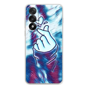 Чехол с принтом для OnePlus Ace 5 Ultra (AlphaPrint - Знак сердечка)